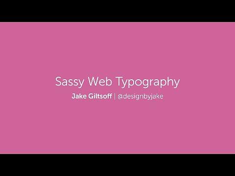 Sassy Web Typography