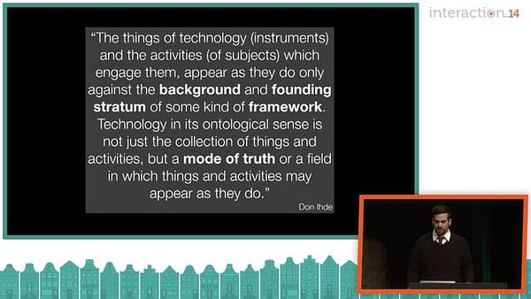 Designing for Dasein: what philosophy class taught you about design