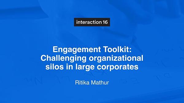 Engagement Toolkit: Challenging organizational silos in large corporates
