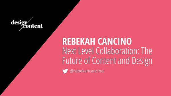 Next Level Collaboration: The future of content and design